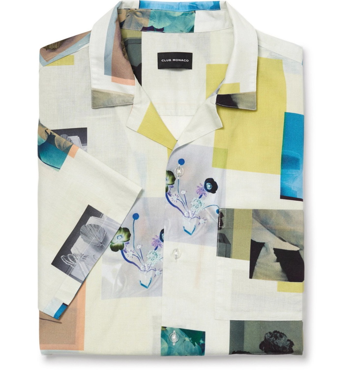 Photo: Club Monaco - Camp-Collar Printed Cotton Shirt - Multi