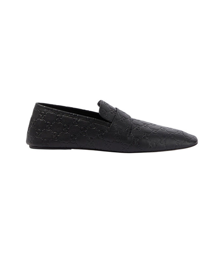 Photo: Gucci GG embossed leather loafers