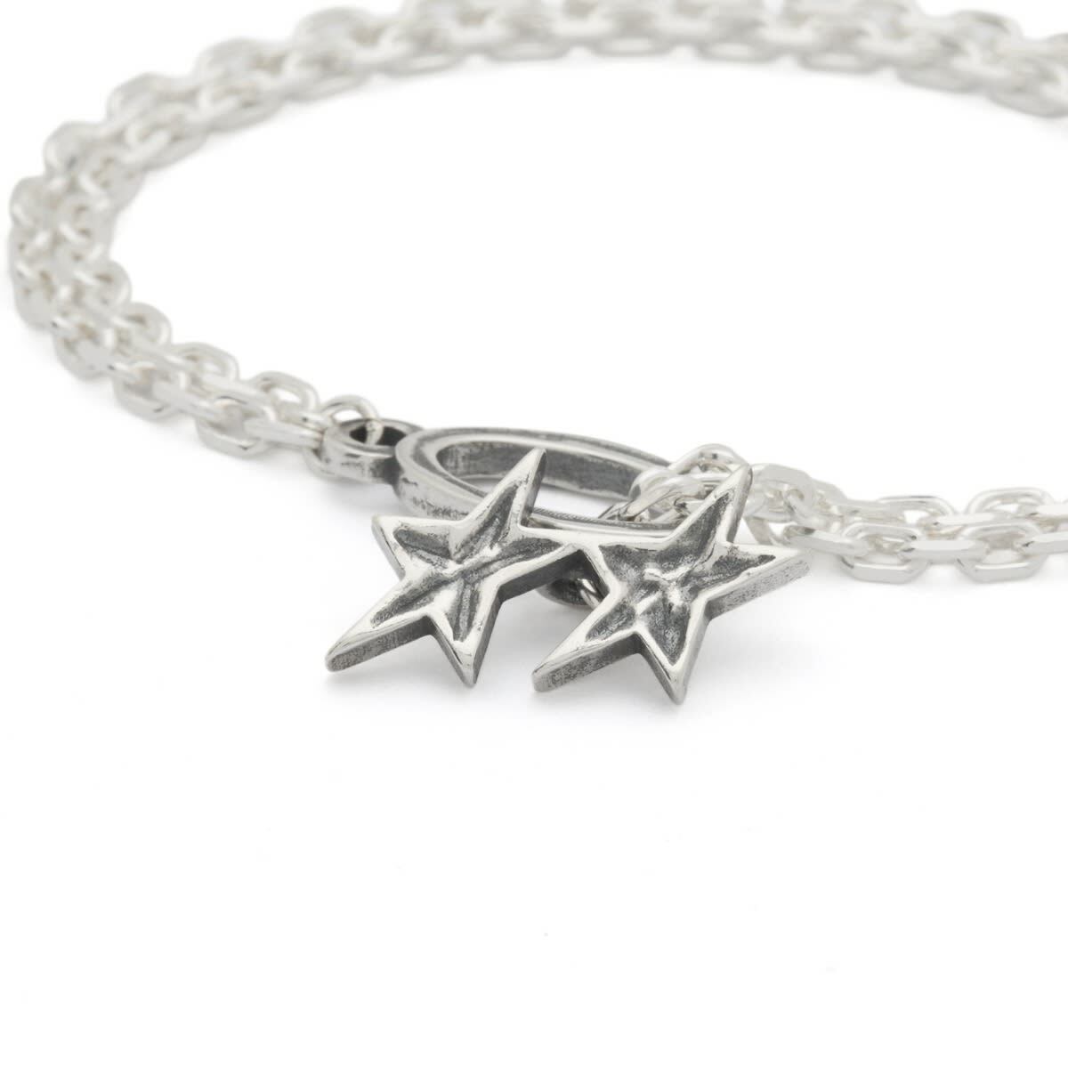 TwoJeys Men's Icon Double Chain Bracelet in Silver