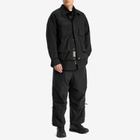 Poliquant Men's Deformed Large Pockets Fatigue Tracker Jacket in Black
