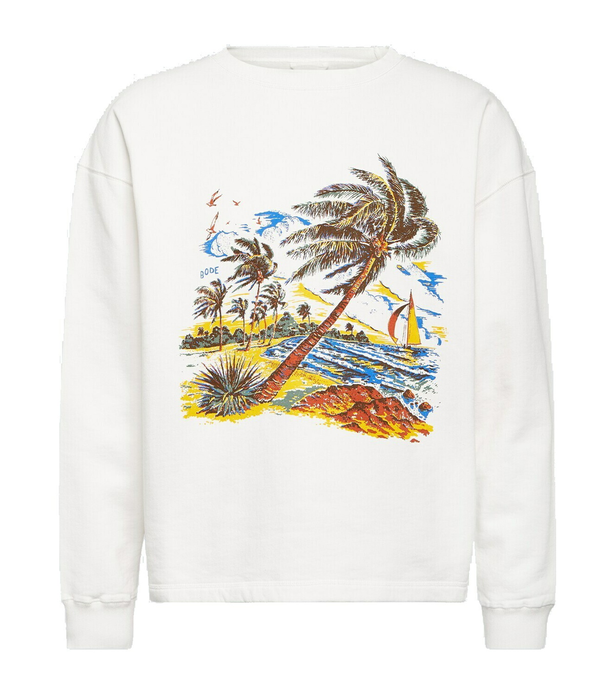 Bode Blue Vermont Keepsake Sweatshirt Bode