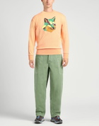 Maison Kitsuné Mens Sweatshirt in Salmon pink