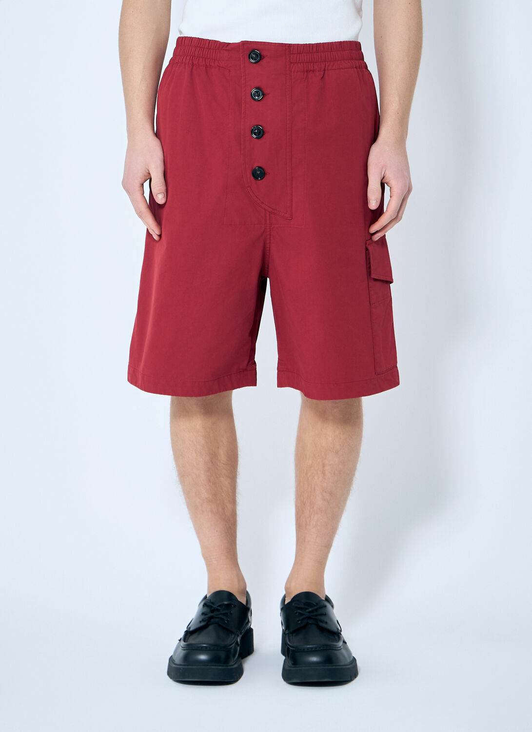 Bottega Veneta Light Cotton Twill Shorts