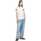 Polo Ralph Lauren White Big Pony Mesh Polo