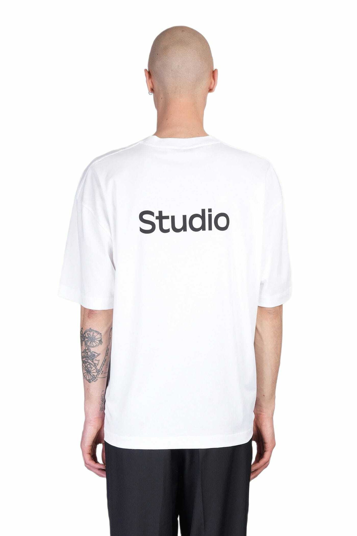 Études T-shirt In White Cotton