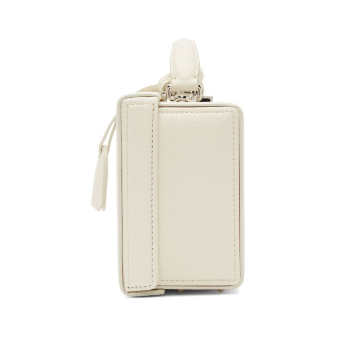 Mark Cross White Small Grace Box Bag