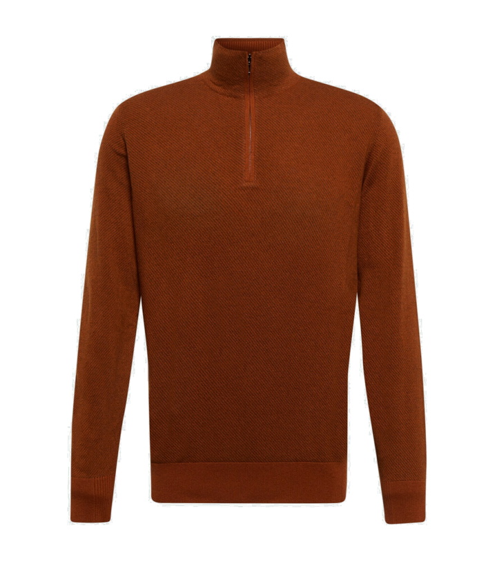 Photo: Loro Piana - Roadster half-zip cashmere sweater