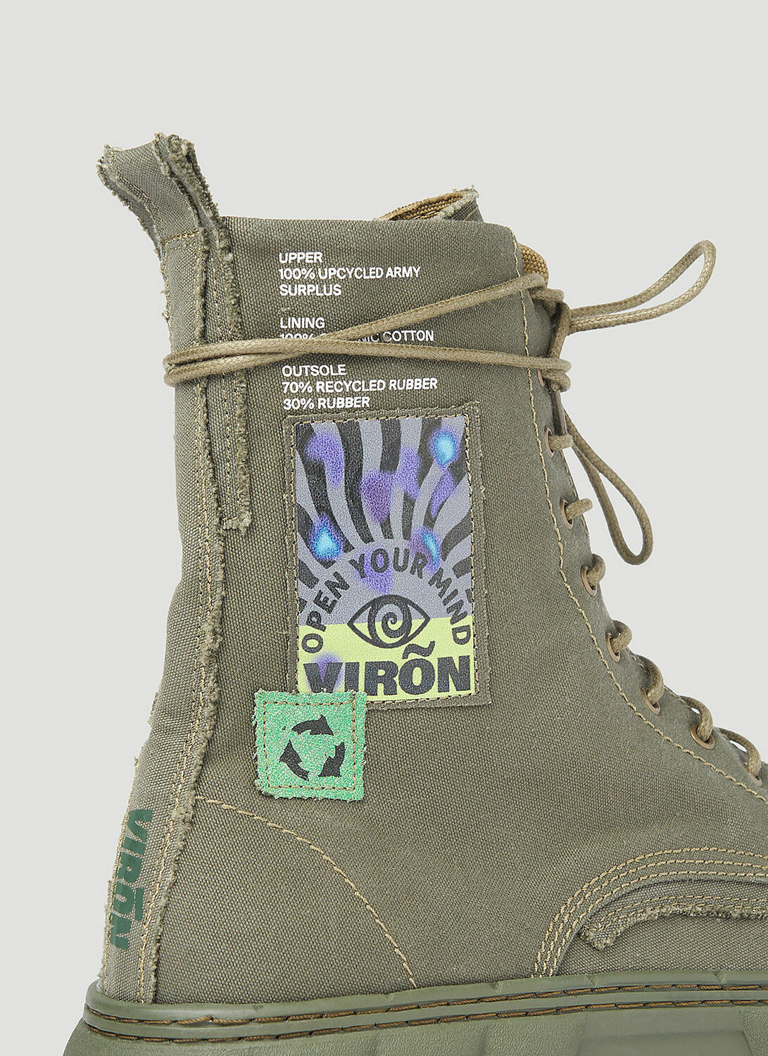 Virón 1992 Upcycled Canvas Boots
