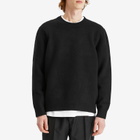 Róhe Men's Boiled Wool Jumper in Black