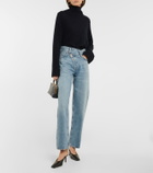 Agolde - Criss Cross high-rise straight jeans