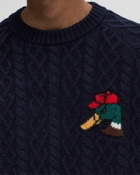 Edmmond Studios 10 YEARS SWEATER Blue Mens Pullover