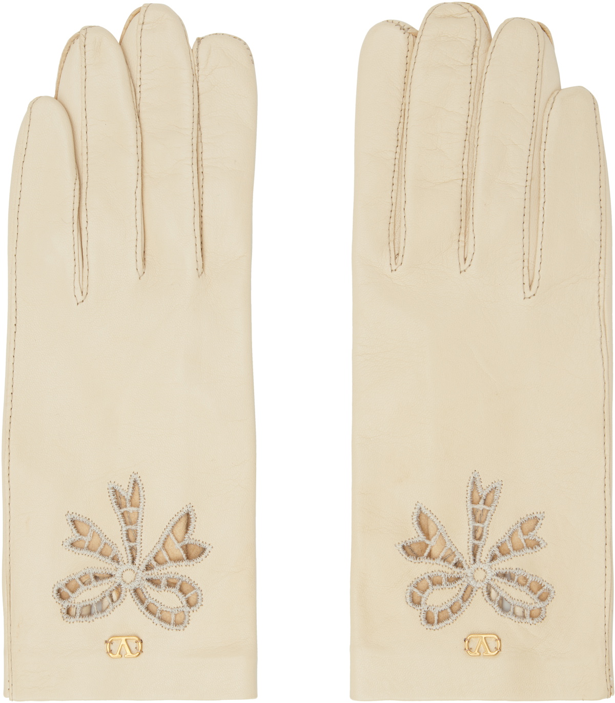 手袋 Valentino Garavani Cream Mesh Gloves Valentino Garavani Cream Mesh Gloves Valentino Garavani
