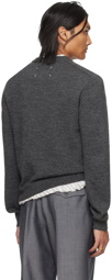 Maison Margiela Gray Distressed Sweater