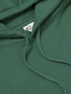Manresa - Logo-Embroidered Cotton-Blend Jersey Hoodie - Green