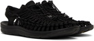 KEEN Black UNEEK Sandals
