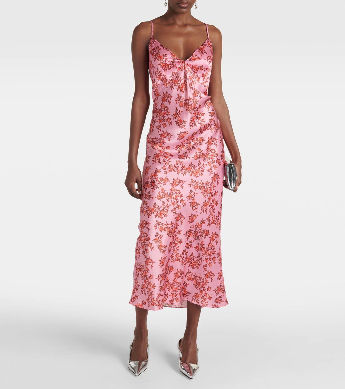 Emilia Wickstead Trinny floral silk satin slip dress Emilia Wickstead