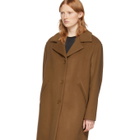 McQ Alexander McQueen Brown Wool Casual Welt Coat