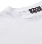 A.P.C. - Printed Cotton-Jersey T-Shirt - White