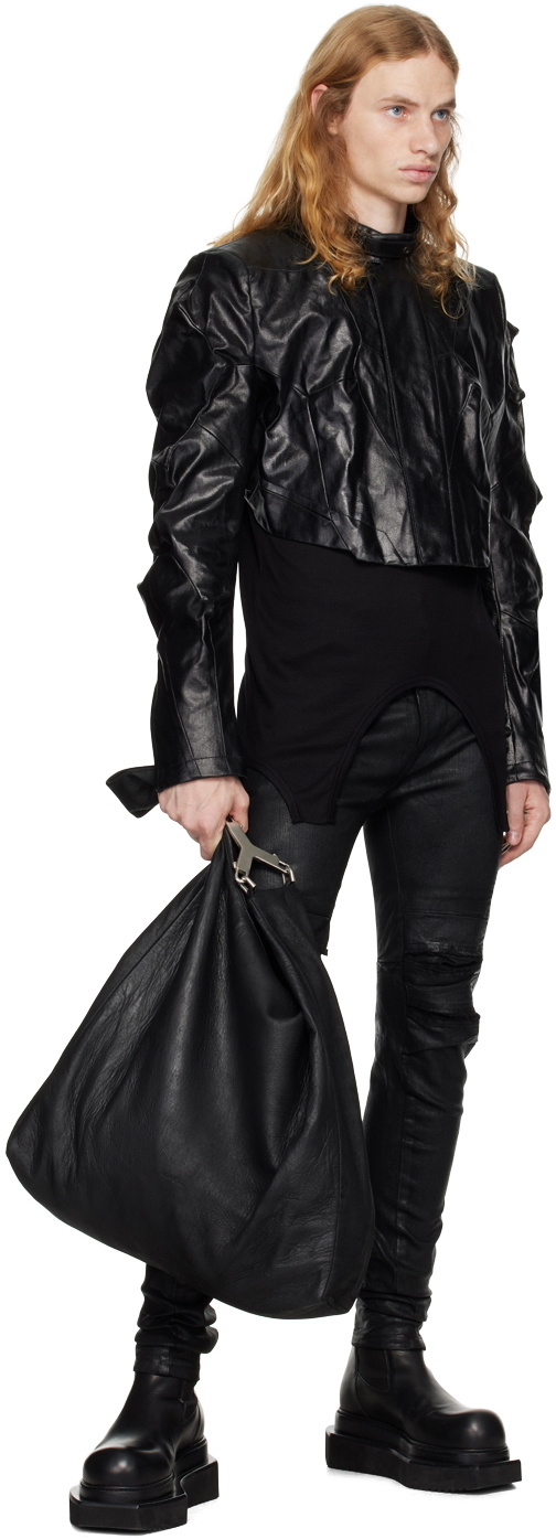 Julius Black Thorn Denim Jacket Julius