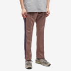 Needles Men's Poly Smooth Narrow Track Pant in Taupe