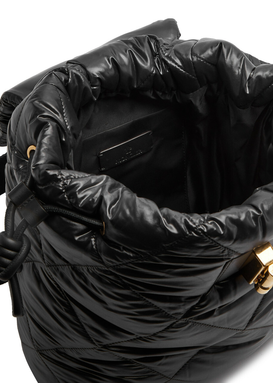 Moncler Quilted Shell Backpack - Black - One Size
