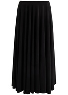 Norma Kamali Stretch-jersey Midi Skirt Black