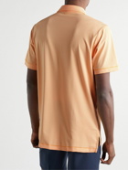 Peter Millar - Jubilee Striped Tech-Jersey Golf Polo Shirt - Orange