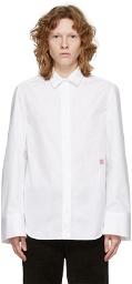 Totême White Poplin Wide Sleeve Shirt