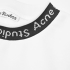 Acne Studios Men's Fulton Logo Rib Crew Sweat in Optic White
