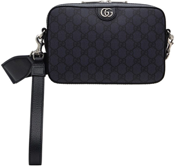 Photo: Gucci Navy Ophidia GG Bag