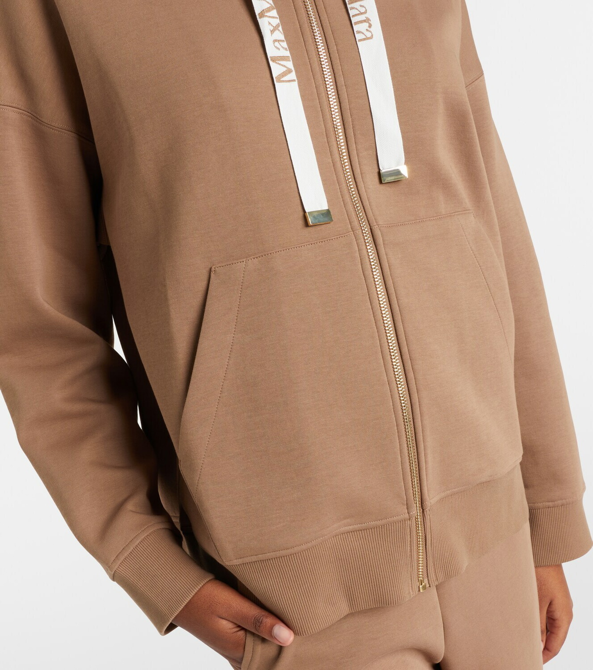 'S Max Mara Cotton-blend hoodie