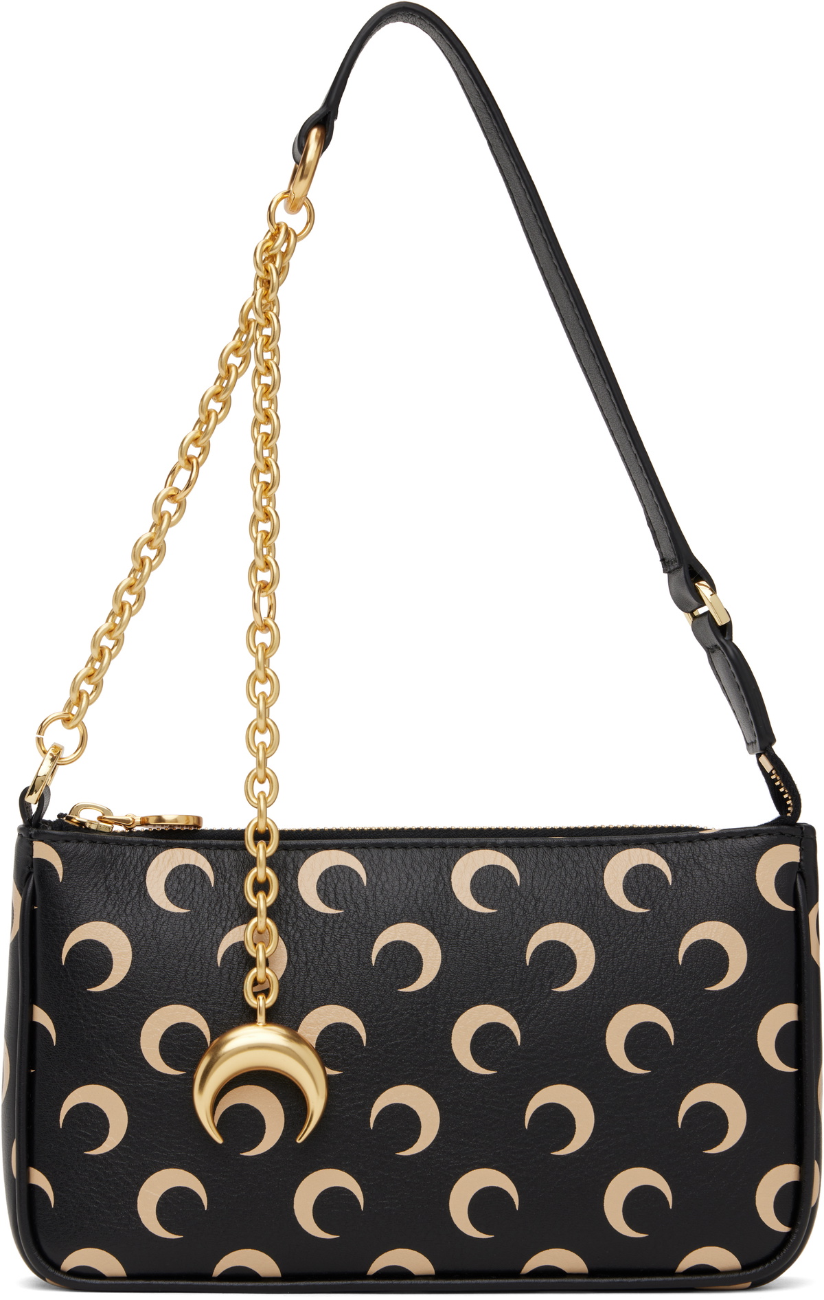 Marine Serre Women's Aurora Baguette Bag Black