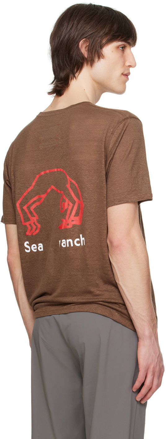 District Vision Brown Crewneck T-Shirt