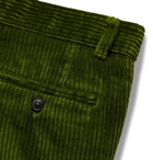 AMI - Green Cotton-Corduroy Suit Trousers - Green