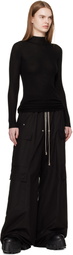 Rick Owens Black Temple Cargobelas Cargo Pants