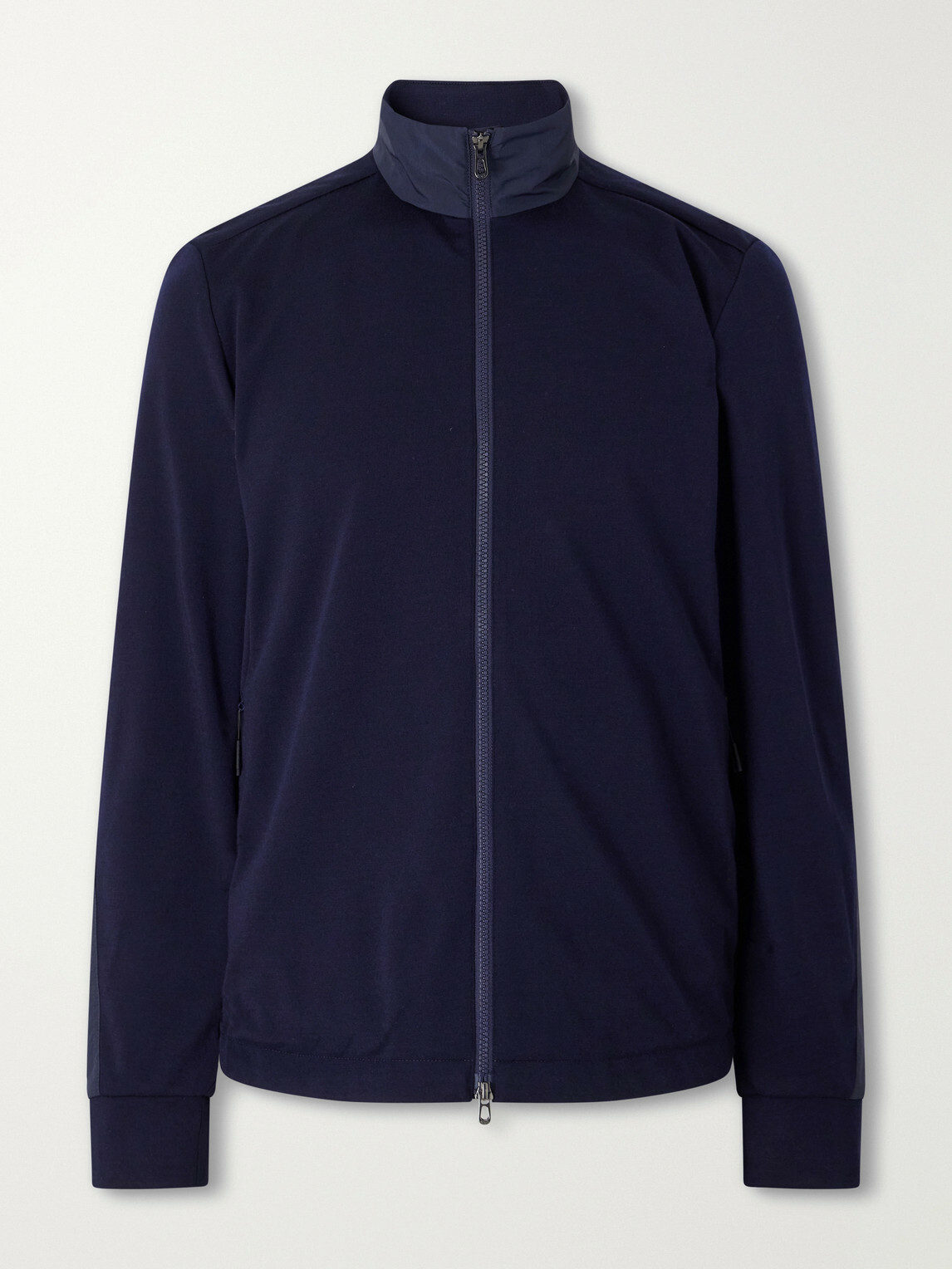 SEASE - Explorer Wool-Blend Zip-Up Ski Mid-Layer - Blue