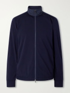 SEASE - Explorer Wool-Blend Zip-Up Ski Mid-Layer - Blue