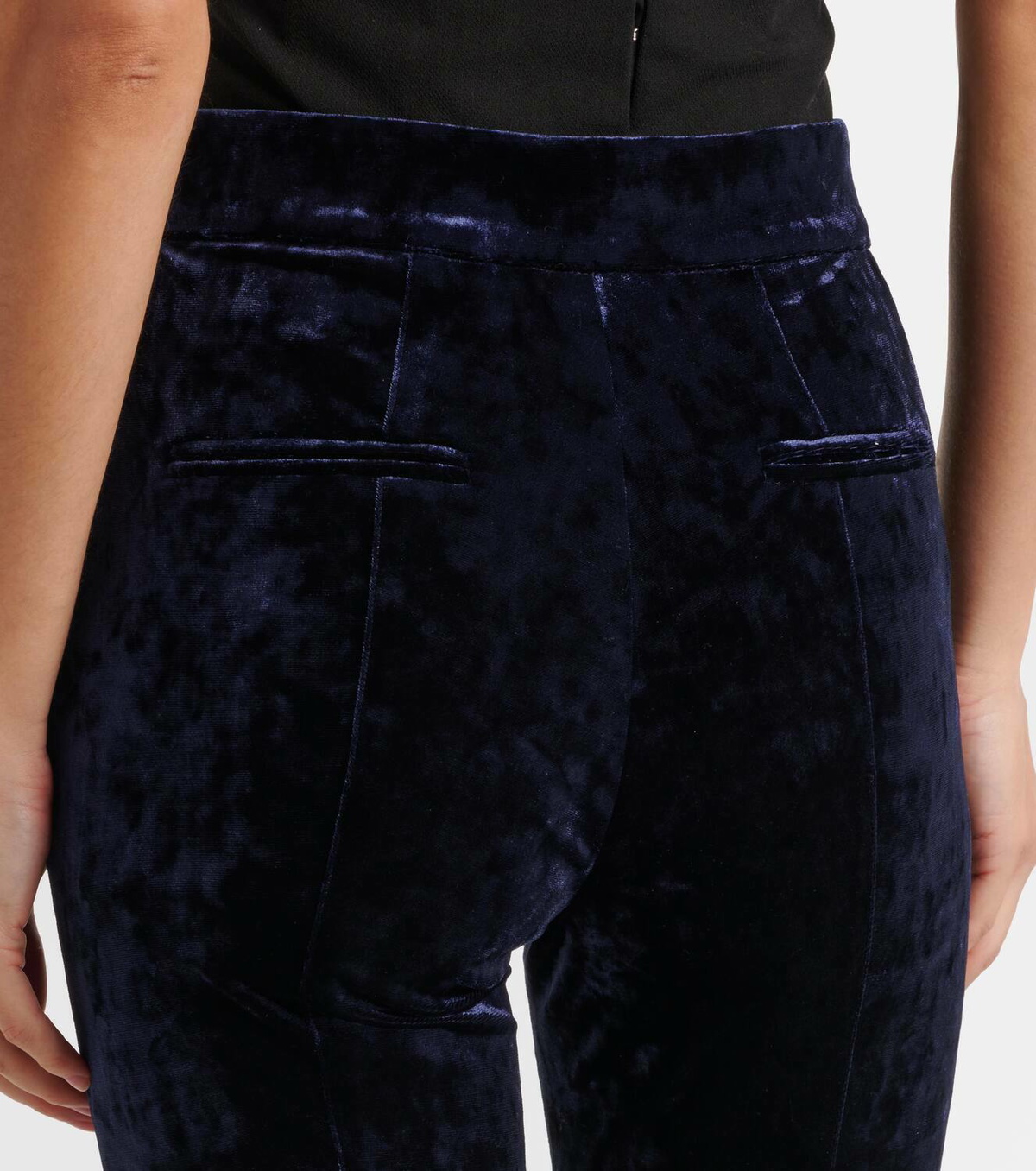 Alex Perry Velvet flared pants