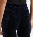 Alex Perry Velvet flared pants
