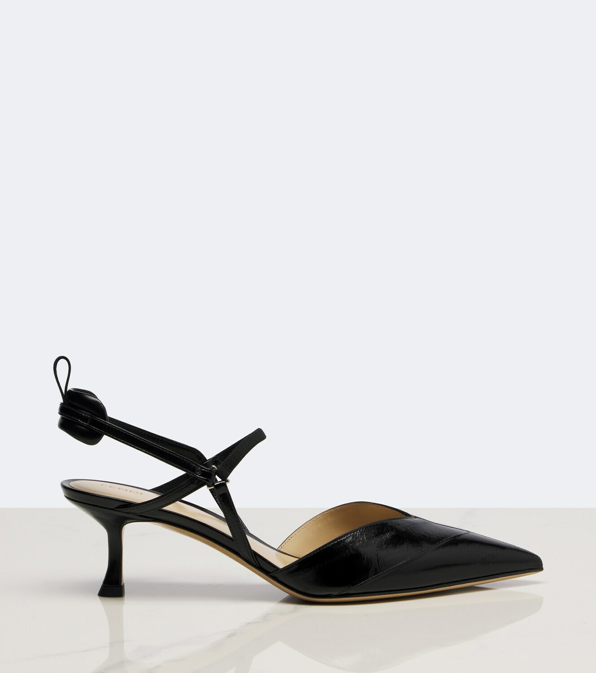 Fendi Very Colibrì leather slingback pumps
