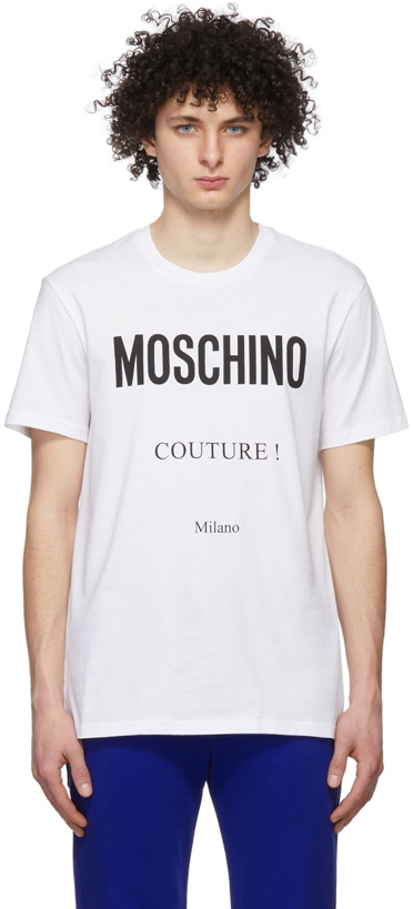 Photo: Moschino White 'Moschino Couture' T-Shirt