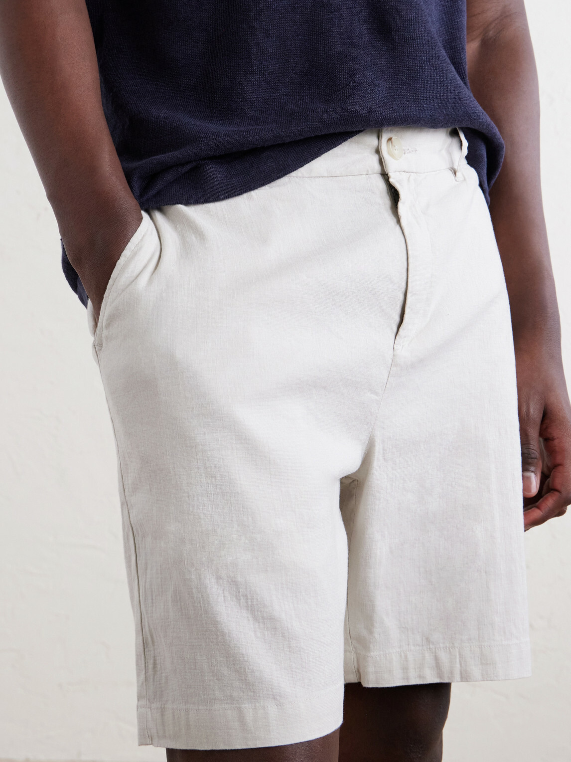Onia - Straight-Leg Linen-Blend Shorts - White