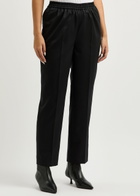 Skall Studio Johanna Straight-leg Wool Trousers Black