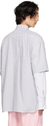 Dries Van Noten White Layered Shirt