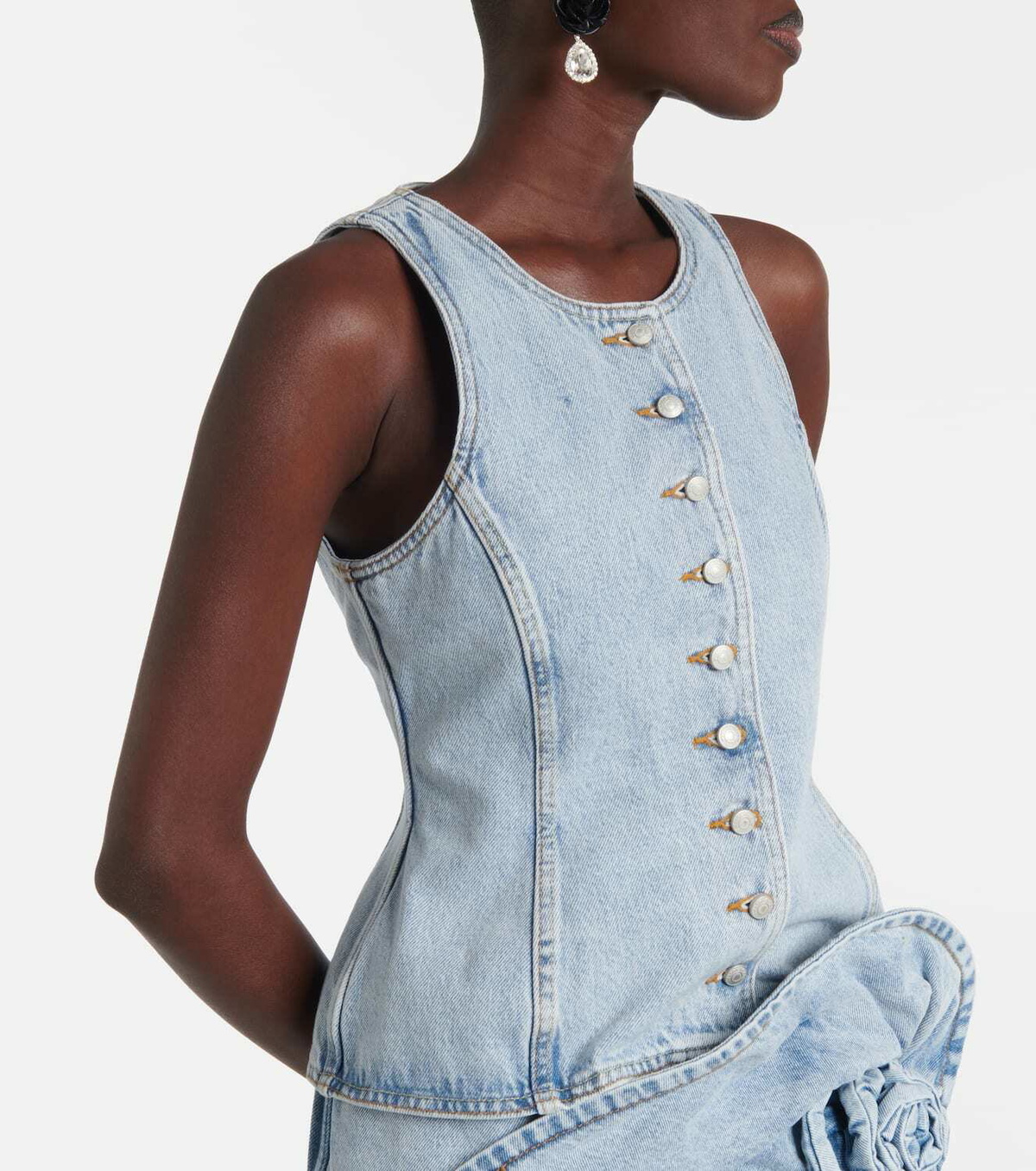Magda Butrym Denim vest
