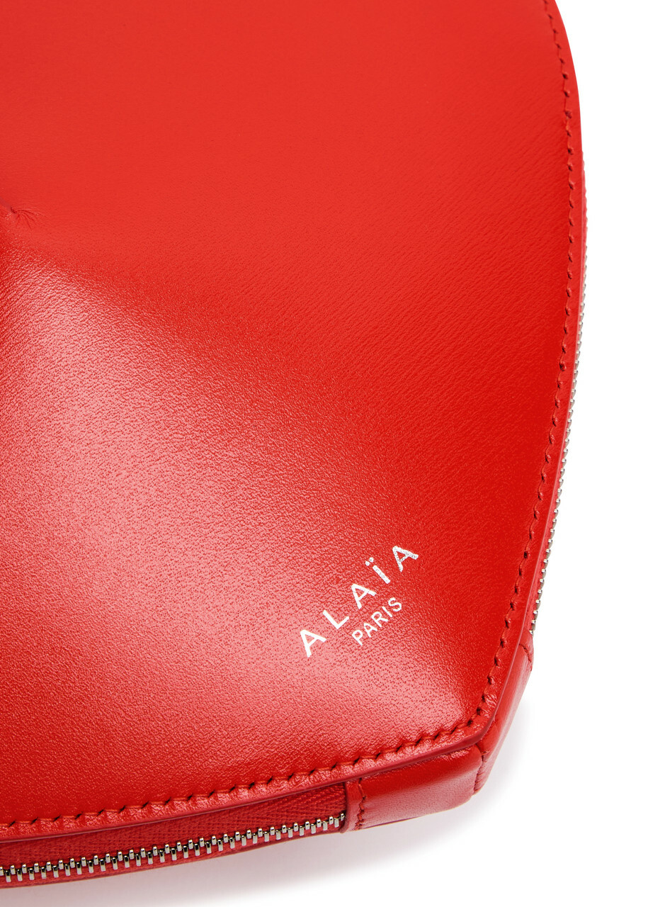 Alaïa Le Coeur Leather Cross-body bag - Red - One Size