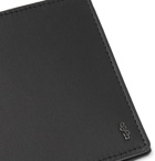 Serapian - Logo-Appliquéd Faux Leather Billfold Wallet - Black