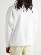 Nike - Sportswear Printed Cotton-Blend Jersey Hoodie - White