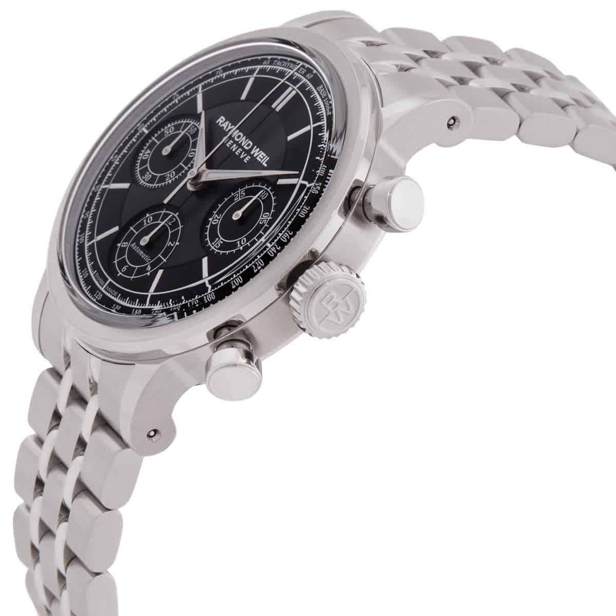 Raymond Weil Millesime Chronograph Automatic Black Dial Mens Watch 7765-ST-20001