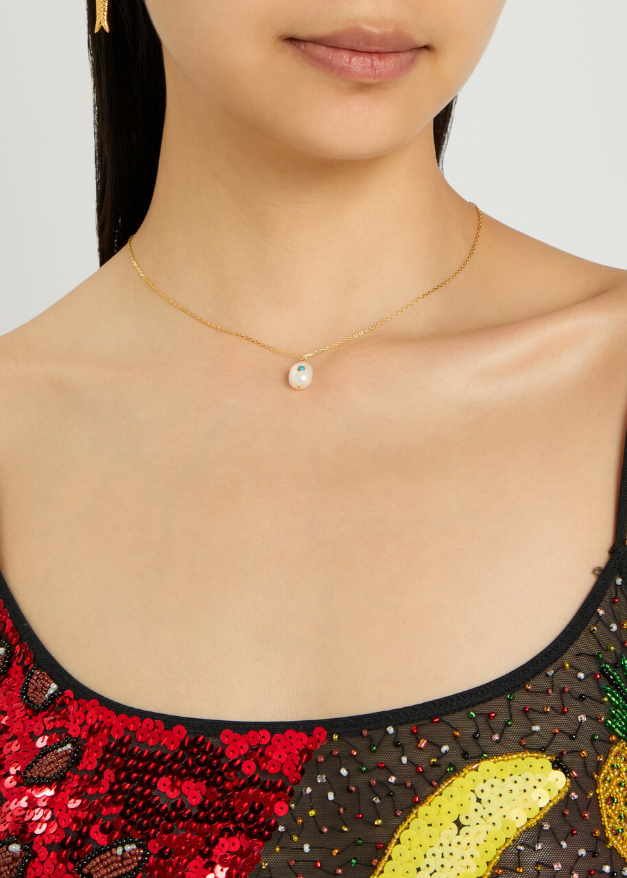 Anni LU Baroque Pearl 18kt Gold-plated Necklace - One Size